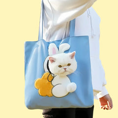 Bunny Cat Tote Bag