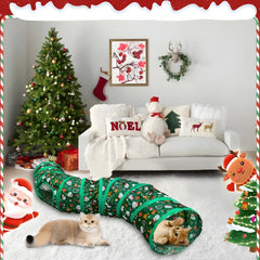 Christmas Cat Tunnel