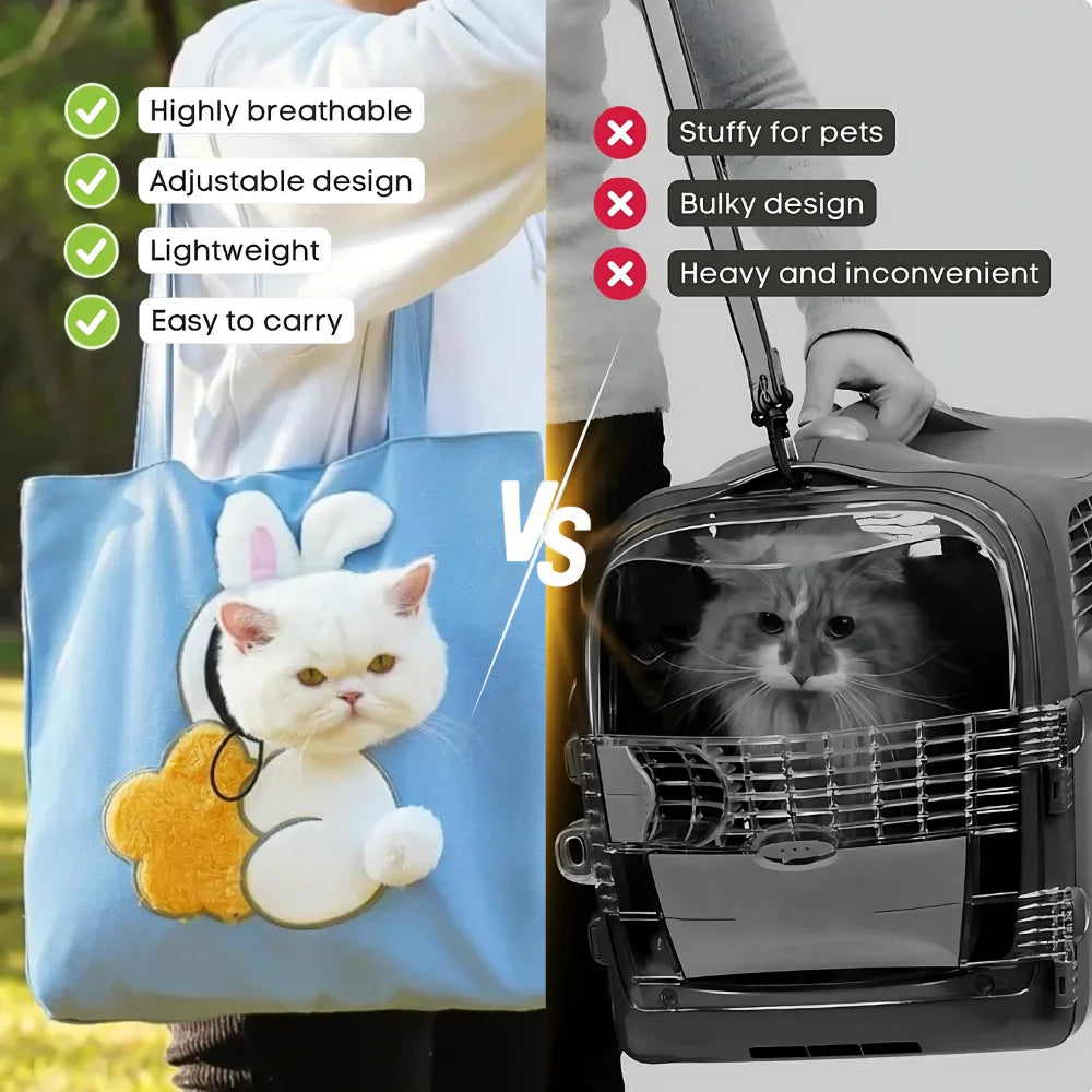 Bunny Cat Tote Bag