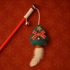 Cat Christmas Play Stick