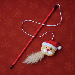 Cat Christmas Play Stick