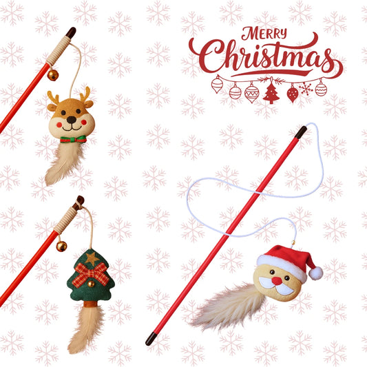 Cat Christmas Play Stick 1000