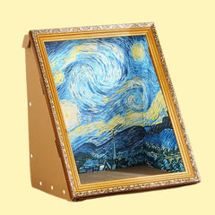 Oil Painting Cat Scratcher