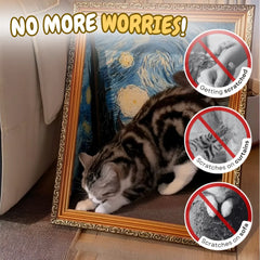 Oil Painting Cat Scratcher